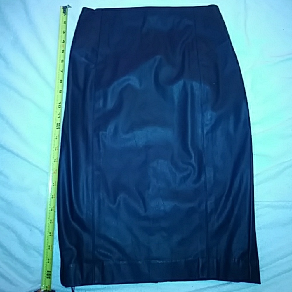 Leather Pencil Skirt by Express Size 6